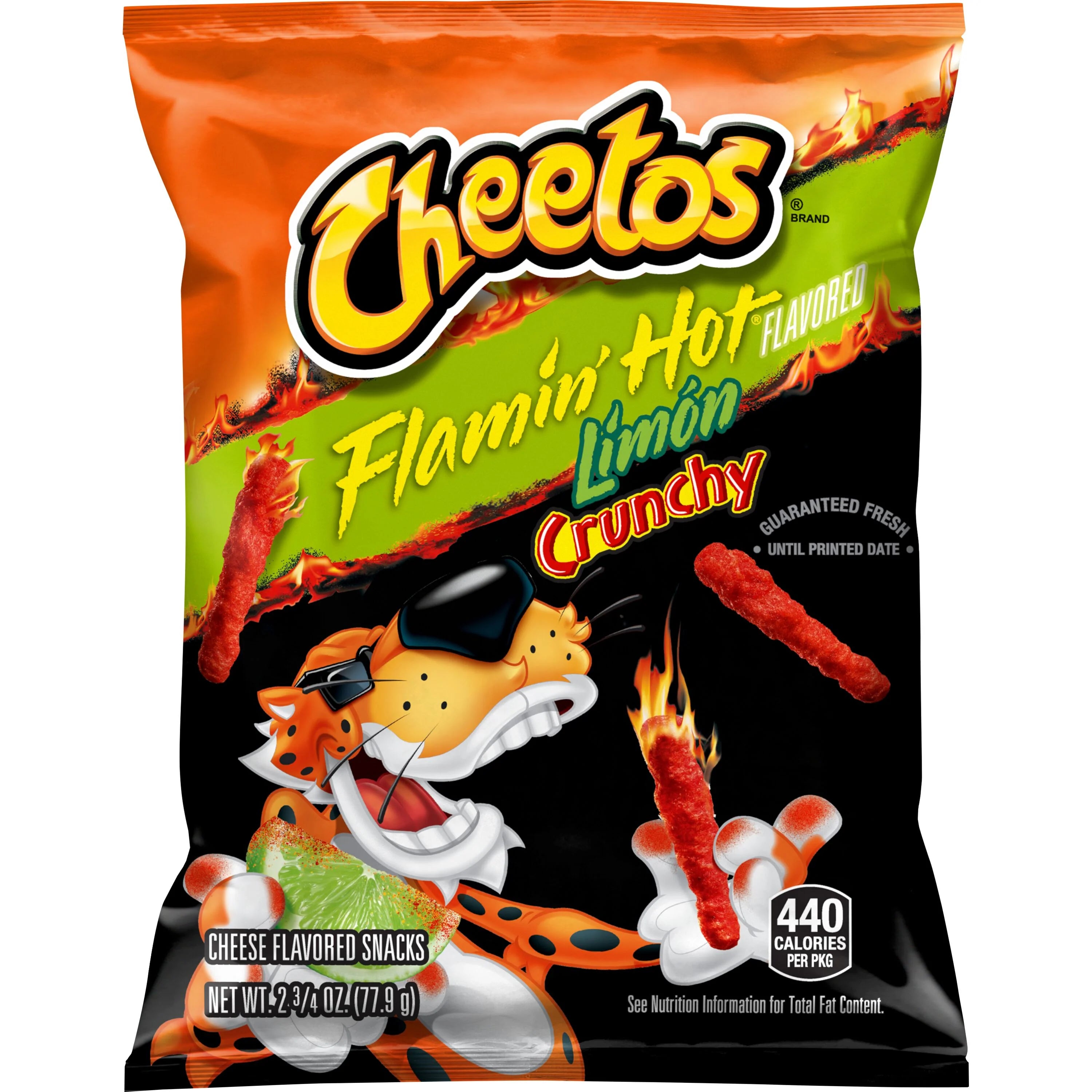 Cheetos Crunchy Flaming Hot Lemon (2.75 oz) 1 x 32