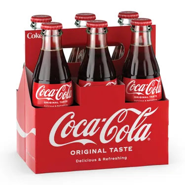 Coca - Cola, 8 oz Glass Bottles, 6 pk x 4 ct