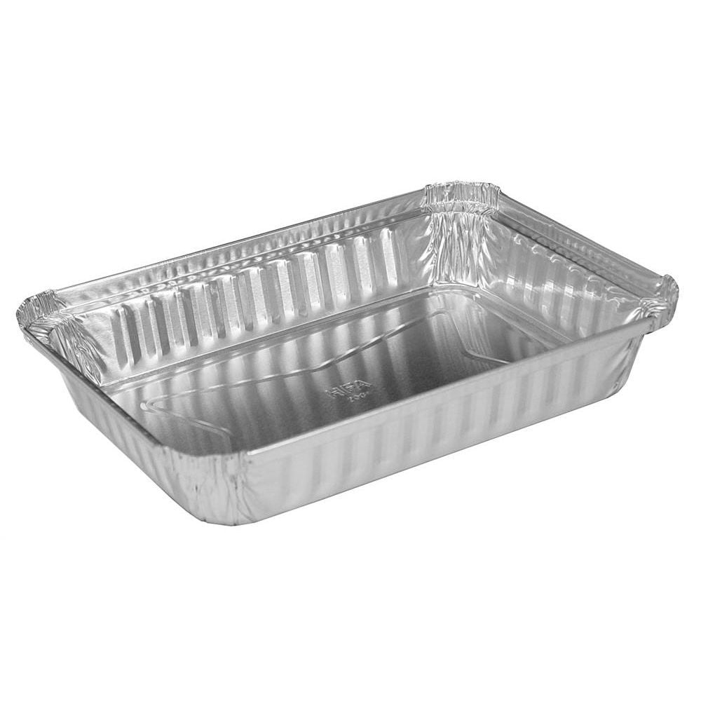 Tray Foil 1 1/2 Oblong Shallow Pan 500 pcs Aluminum