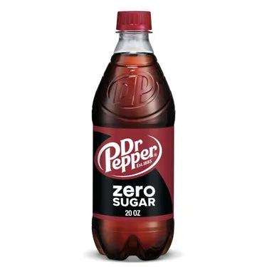Dr. Pepper zero sugar 20 oz x 24