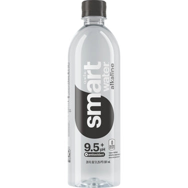 Glaceau Smartwater Alkaline, 20 oz Bottles, 24 Pack (500 ml)