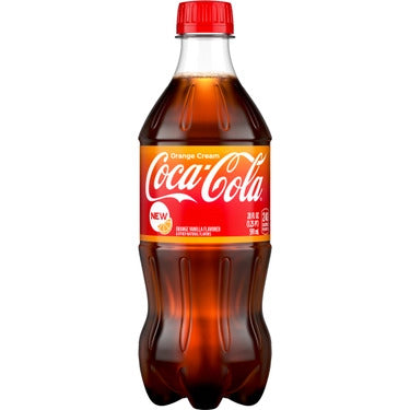 Coca Cola orange cream 20 oz x 24