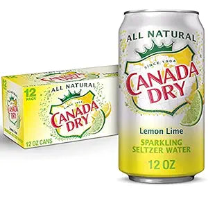 Canada Dry Lemon Lime Seltzer 1 x 12