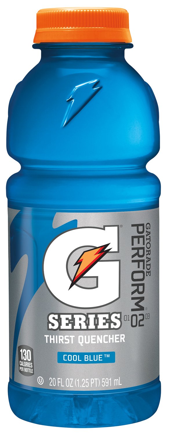 Gatorade cool blue 20 oz x 24