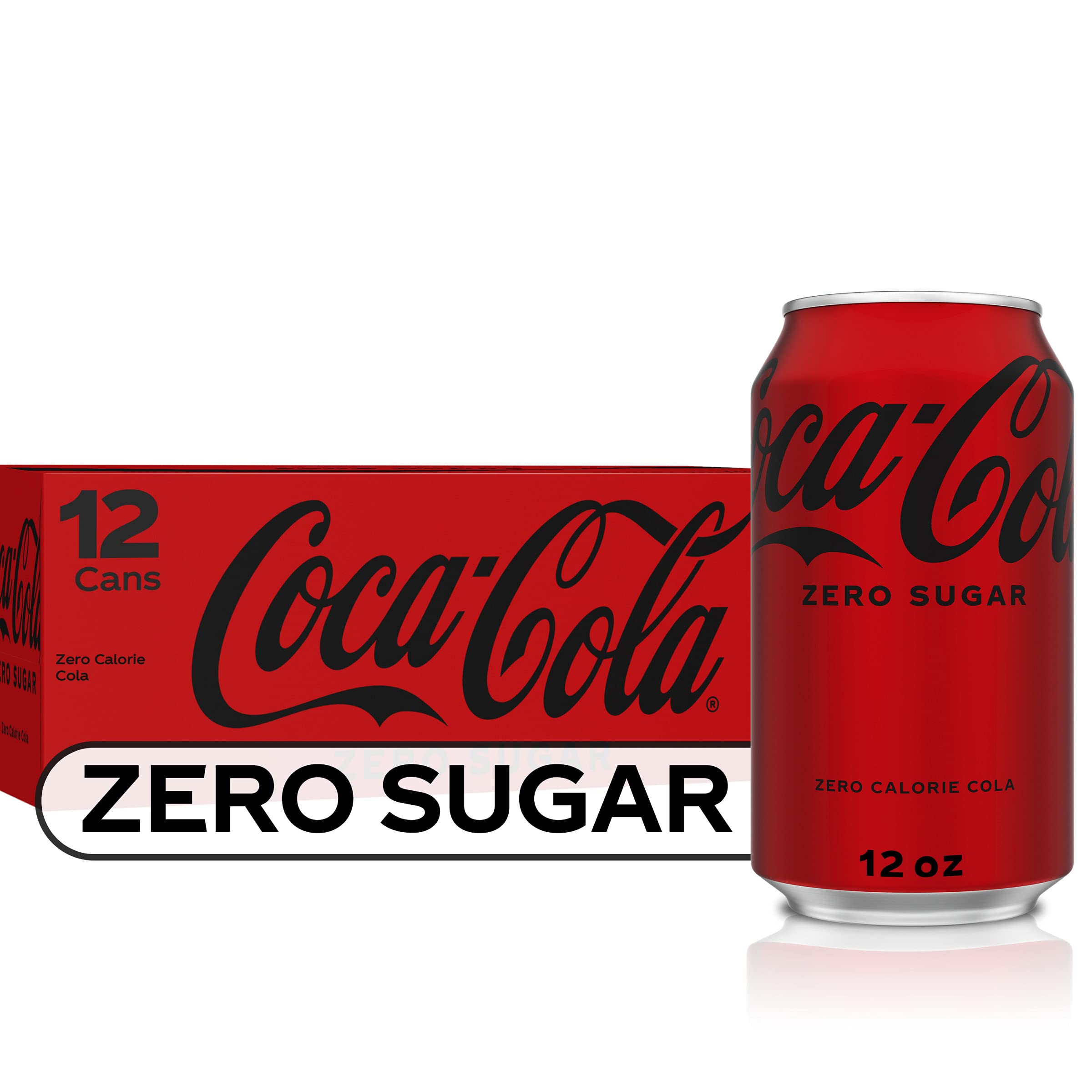 Cans Coca - Cola Zero Sugar 1 x 12