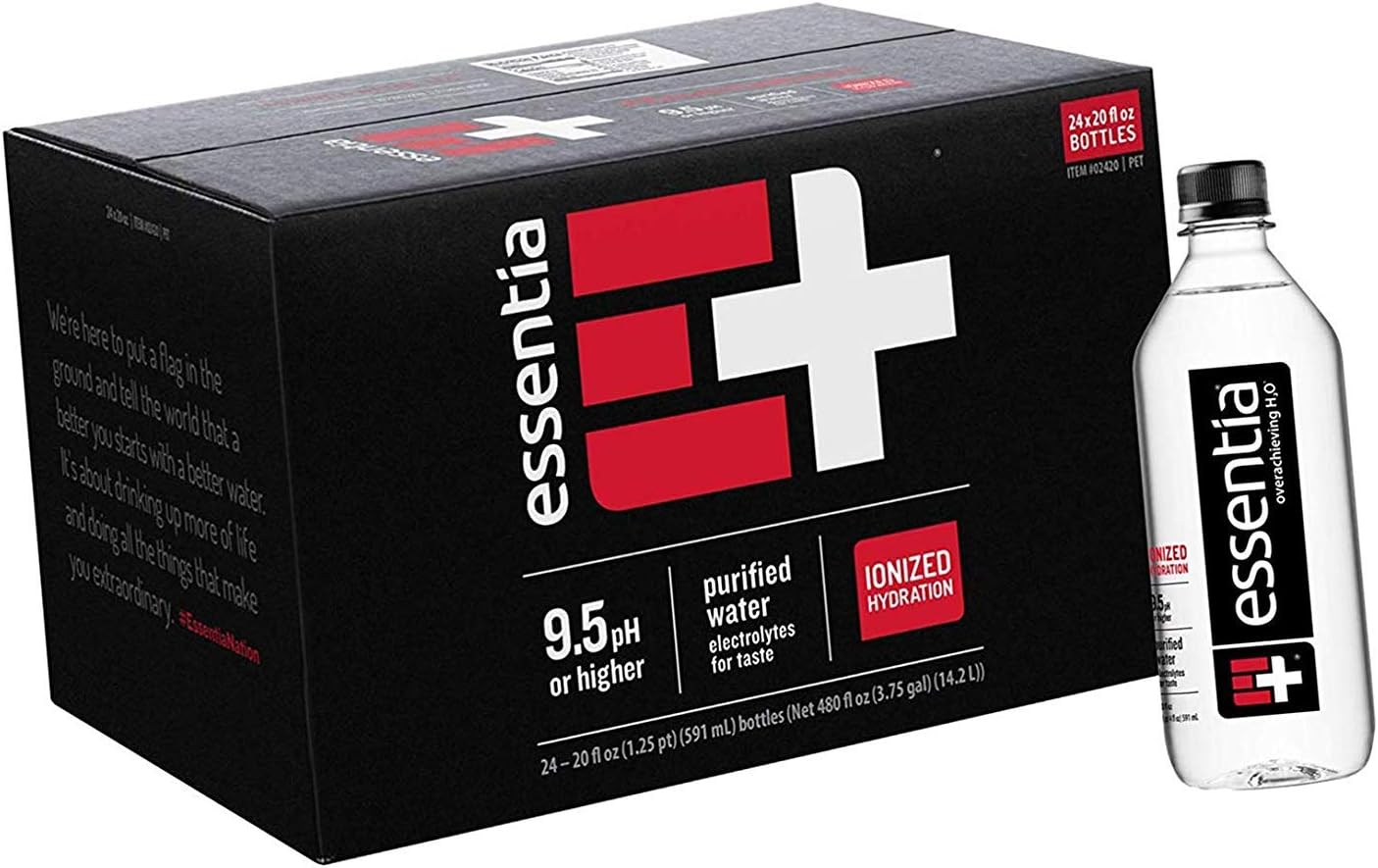 essential water 1L pack of 24