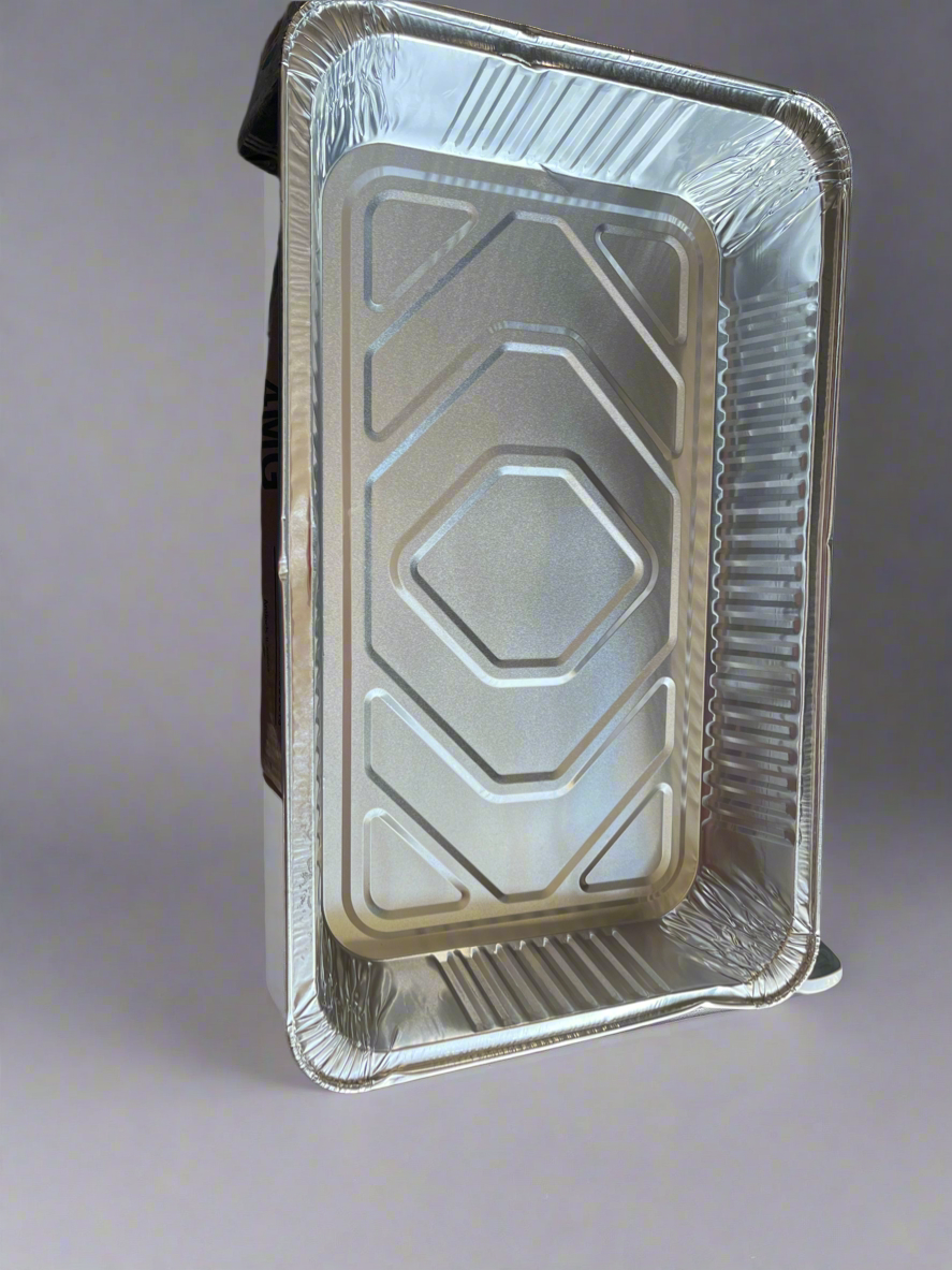 Aluminum Full-Size Medium Pans (50 ct) 21x13x3: Durable, Versatile, and Ideal for Catering and Storage