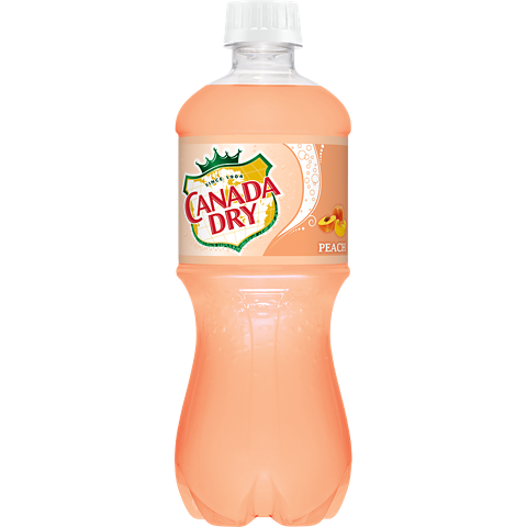 Canada Dry Peach 20 oz 1 x 24