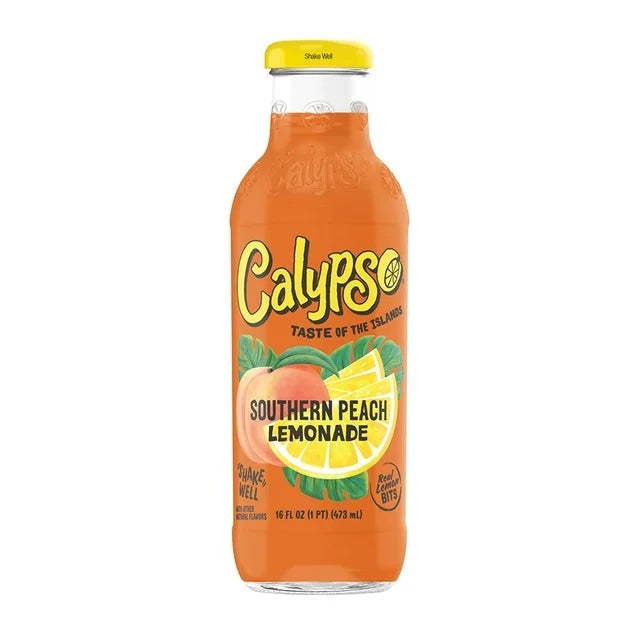Calypso Southern Peach Lemonade 16 oz (12-Pack)