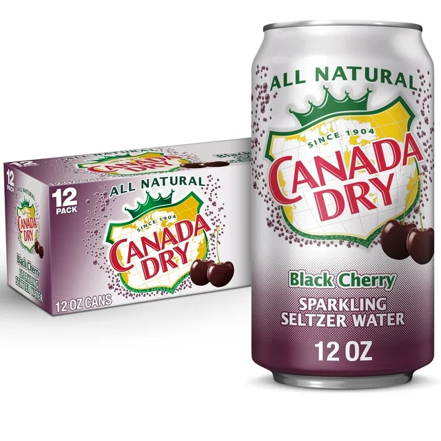 Canada Dry Black Cherry Seltzer 1 x 12