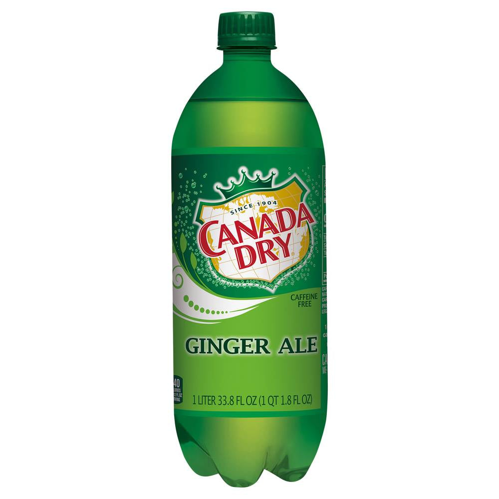 Canada Dry Ginger Ale (1 L): Refreshing, Crisp, and Naturally Smooth