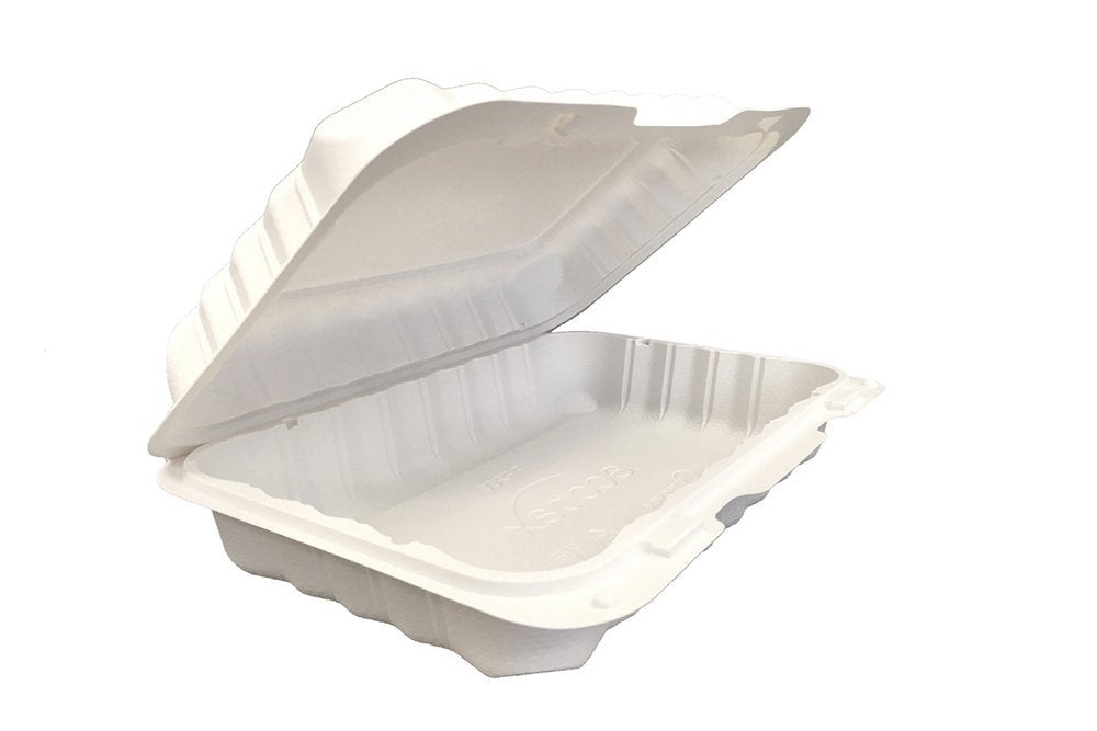 (Ecopax) Container, 9.25" x 6.5" x 2.25", PP, 150 Count, Pebble (PP206)