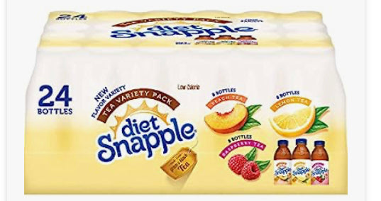 Snapple -Diet Variety Tea 20 oz x 24