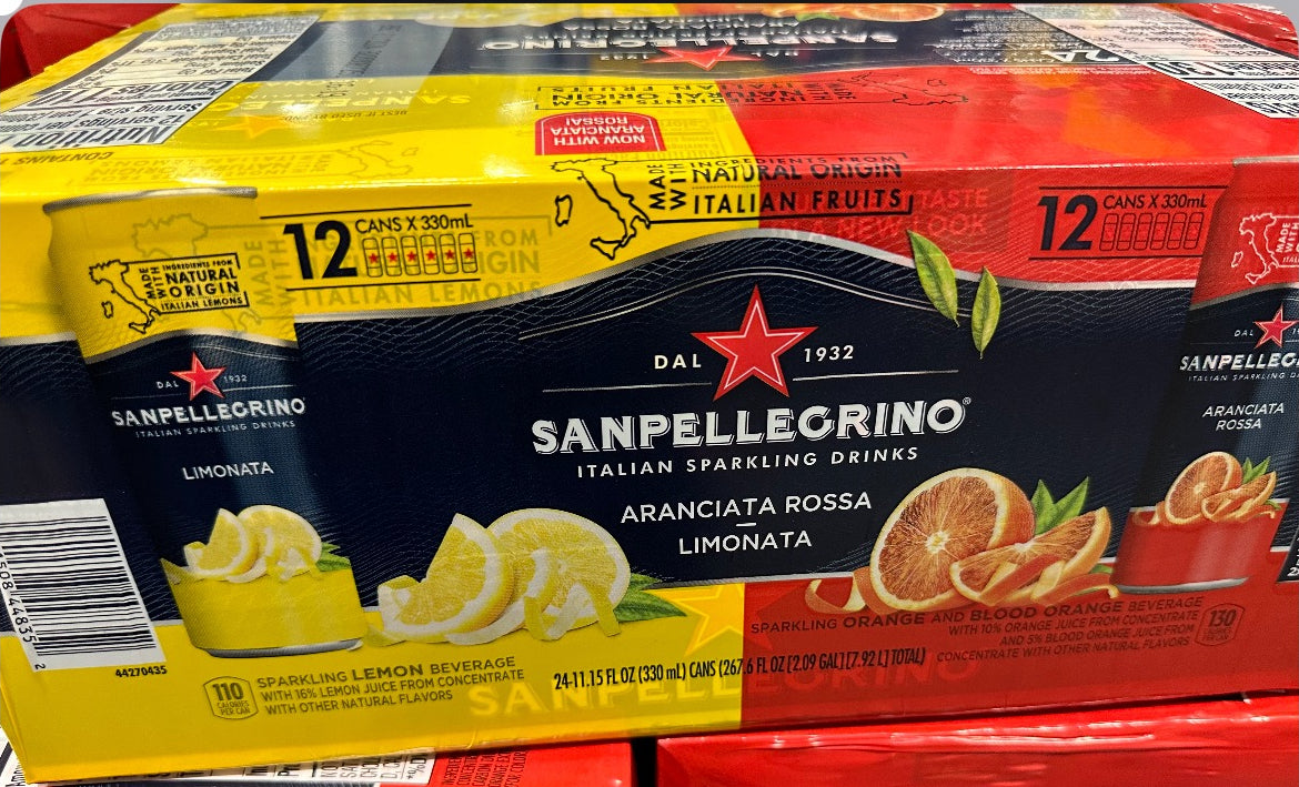 Sanpellegrino Limonata Aranciata Rossa (11.15 oz x 24 cans)