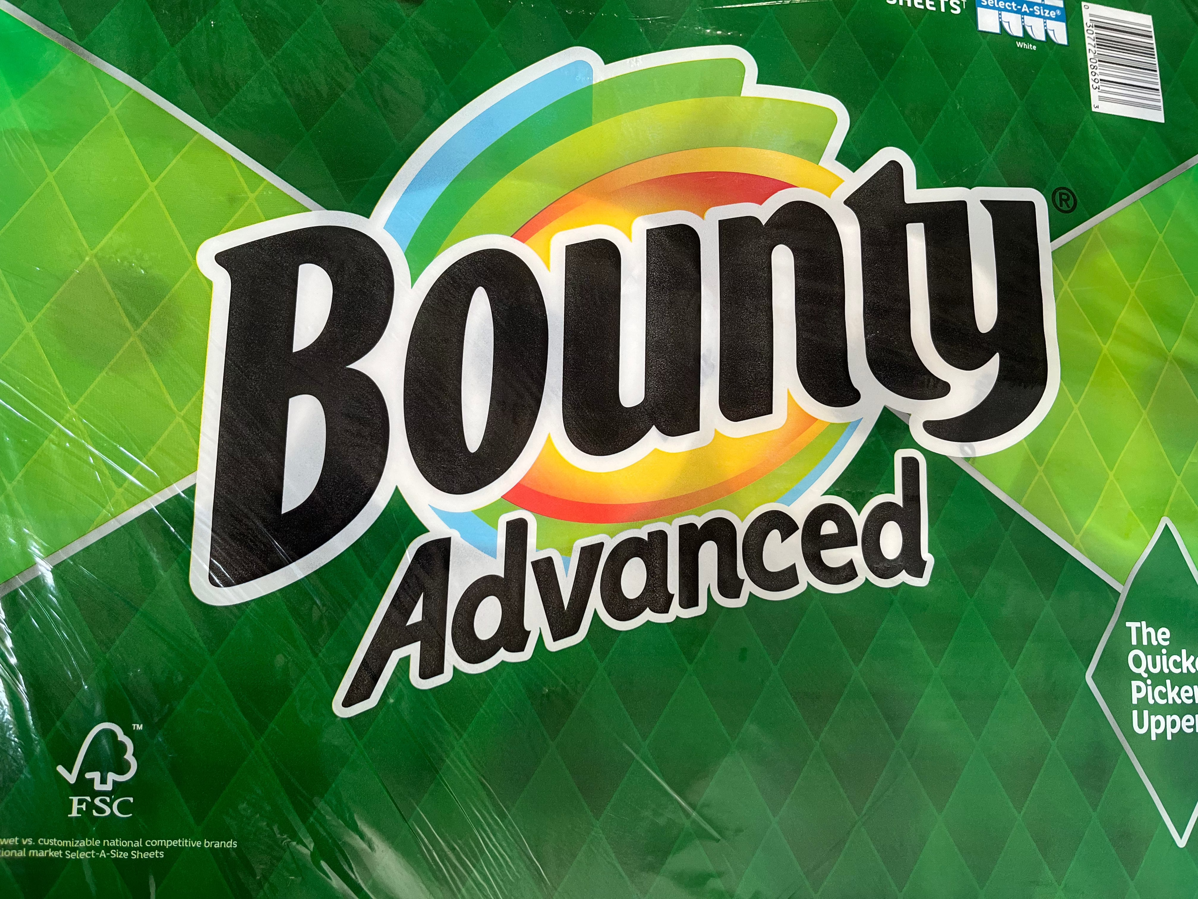 Napkins Bounty advanced 12 rolls