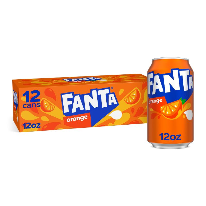Fanta Orange (12 oz x 12 Cans)