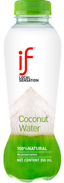 (IF) Natural Coconut Water 350ML 1 x 24