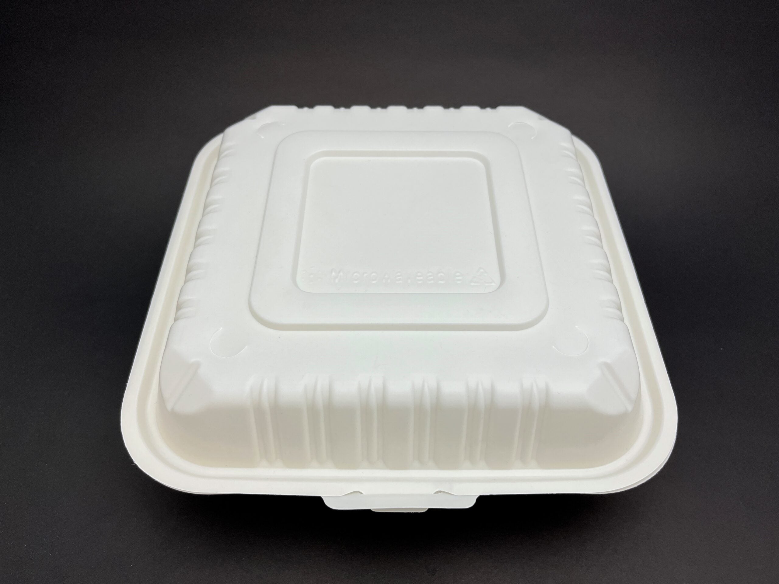 8" x 8" x 2.8" 1-Compartment Container (PP801) - 150PC