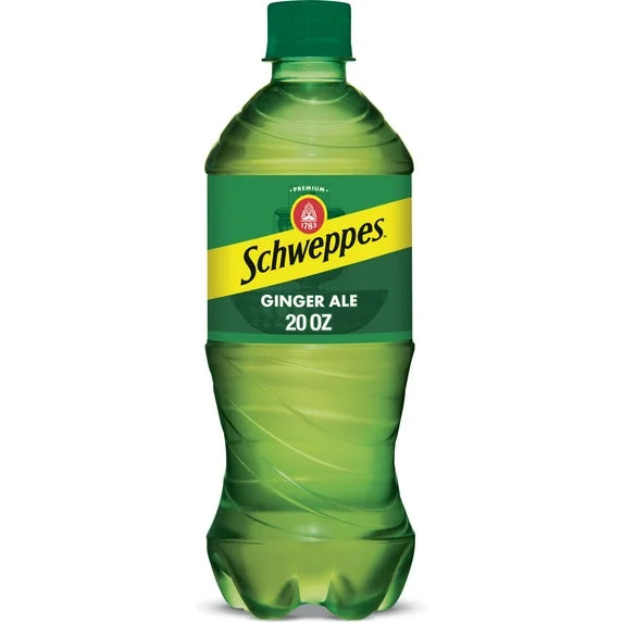 20 oz Schweppes Ginger Ale 1 x 24