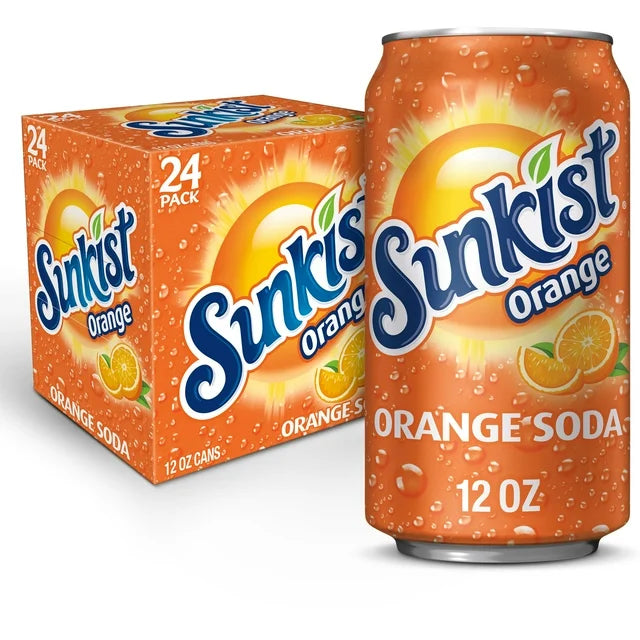 Cans Orange Sunkist 1 x 24