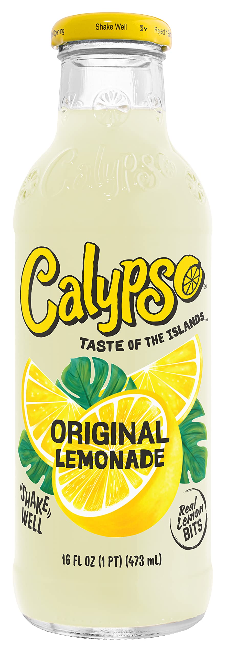 Calypso Lemonades | Original Lemonade, 16 oz (12-Pack)