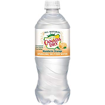 20 oz Canada Dry Seltzer Water Orange 1 x 24