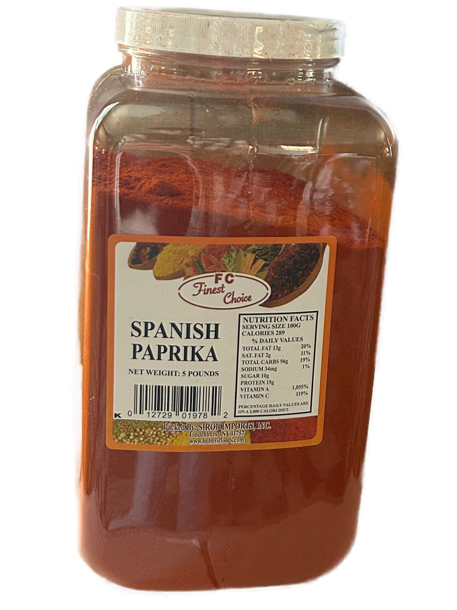 Spanish Paprika 5LB x 6 Per Case - Premium Smoked Paprika for Rich, Smoky Flavor
