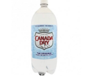 2 L Canada Dry seltzer water 1 x 8