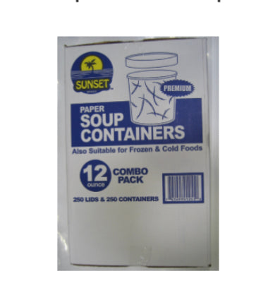 12 oz paper soup or ice cream