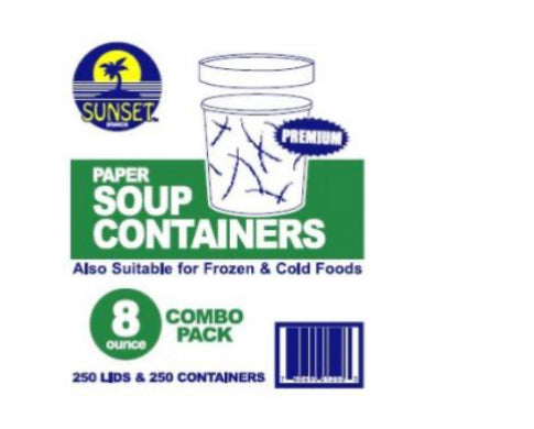 8 oz paper soup or ice cream