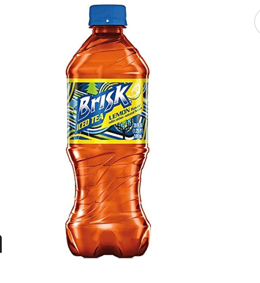 20 oz Brisk iced tea x 24