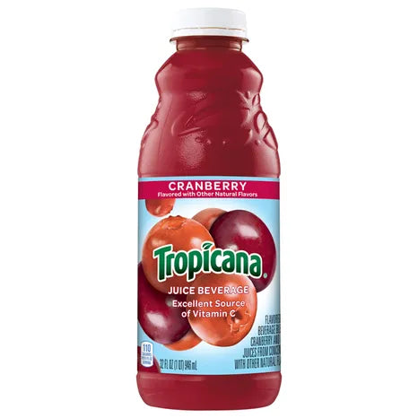Tropicana Cranberry 32 oz 1 x 12