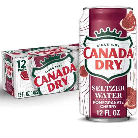 Canada Dry Pomegranate Cherry Seltzer 1 x 12