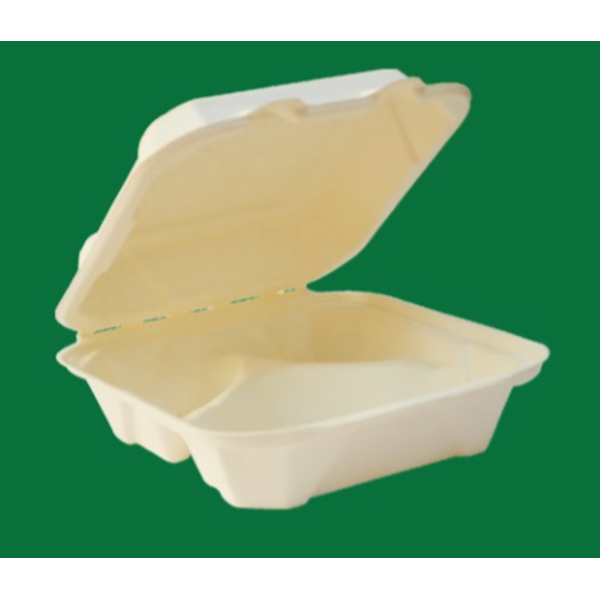 pp- 803 -85th3 comp-pp hinged container 8*8*2.8