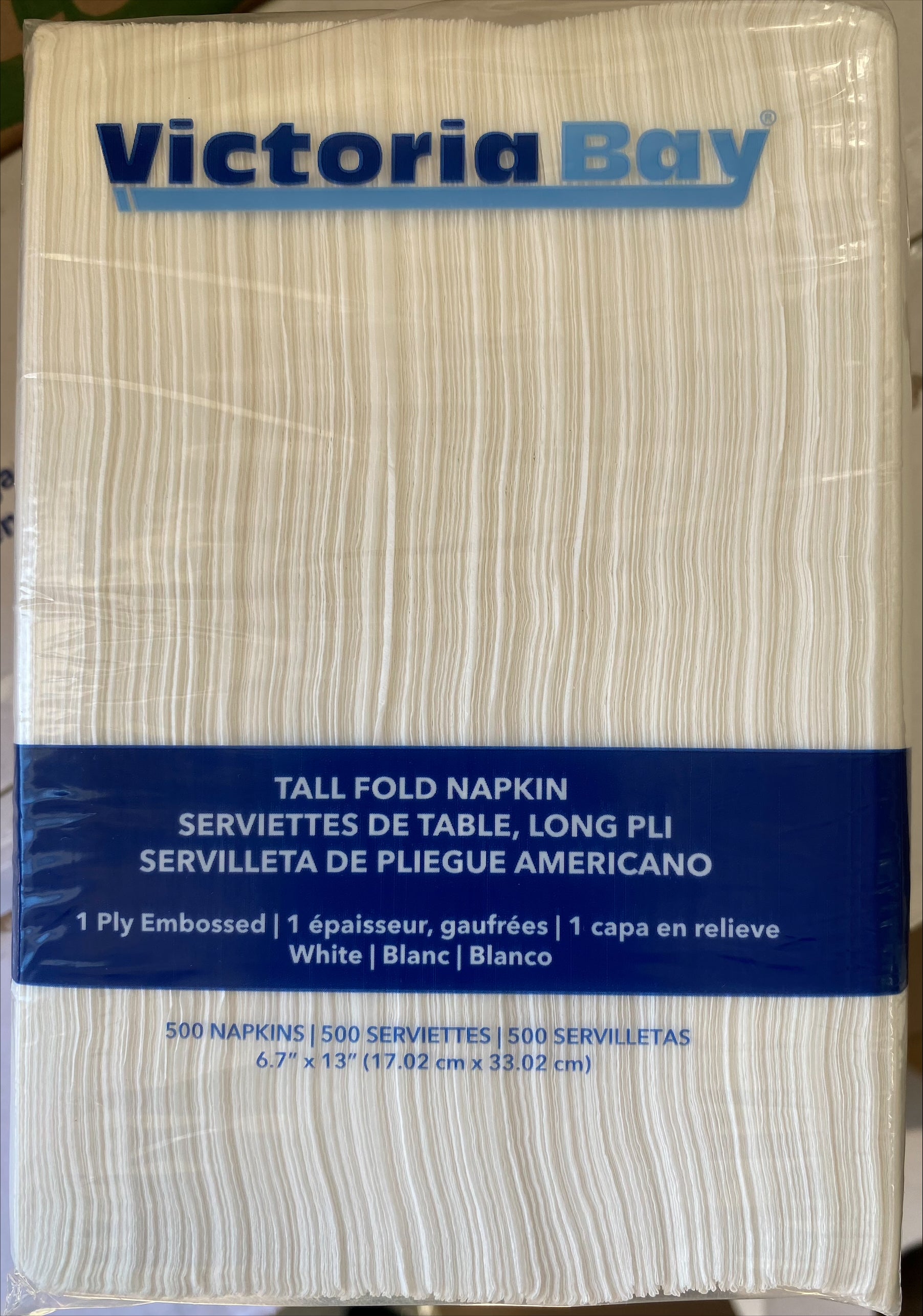 Imperial Tall Fold Napkin 6.7" x 13" (20 packs x 500 Napkin) Big