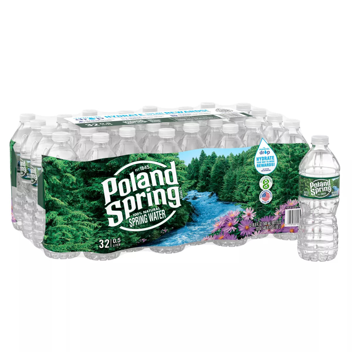Water - Poland Spring 16.9 oz (32 Pack)