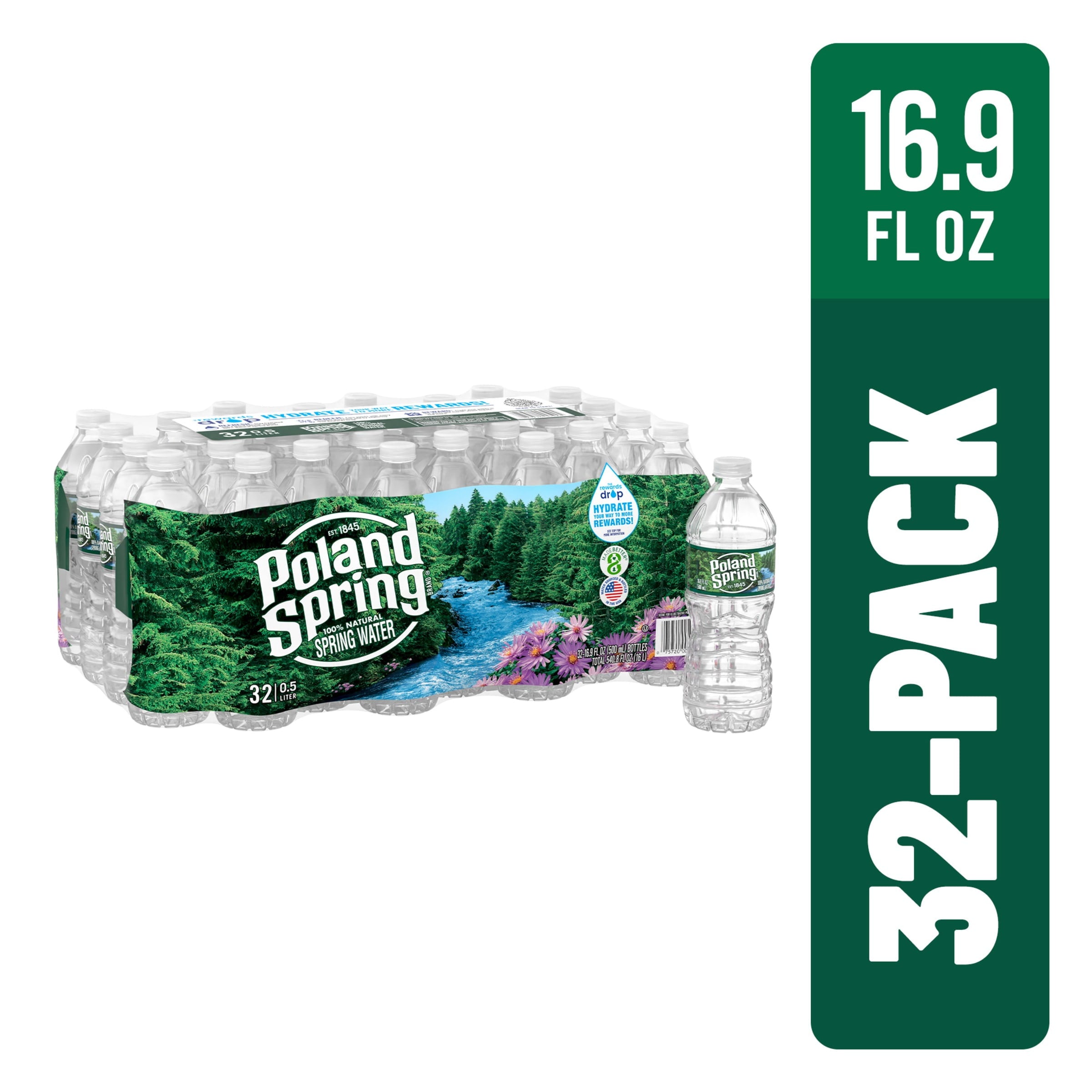 Water - Poland Spring 16.9 oz (32 Pack)