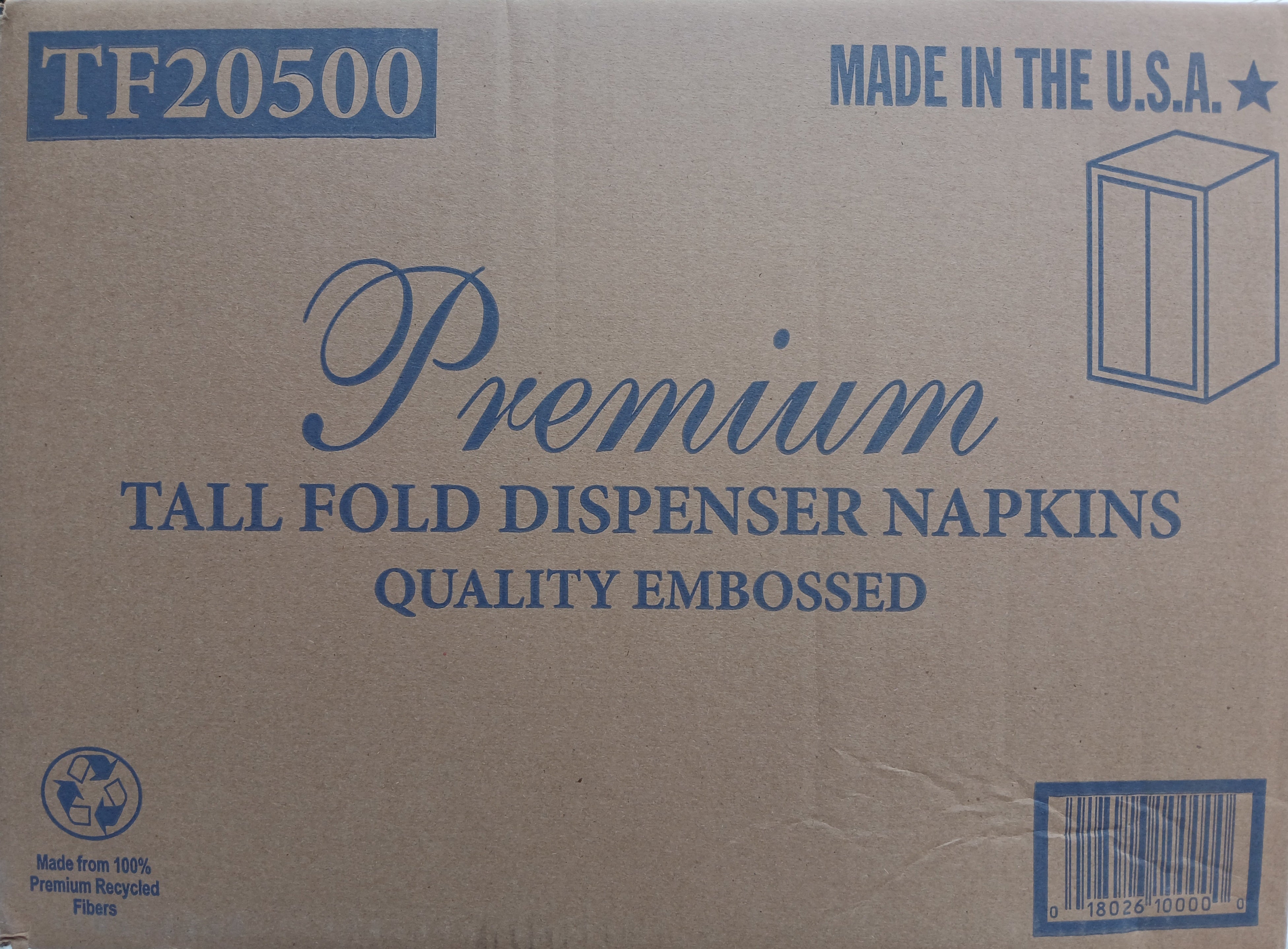 Premium Tall Fold Napkin (20 packs) Big
