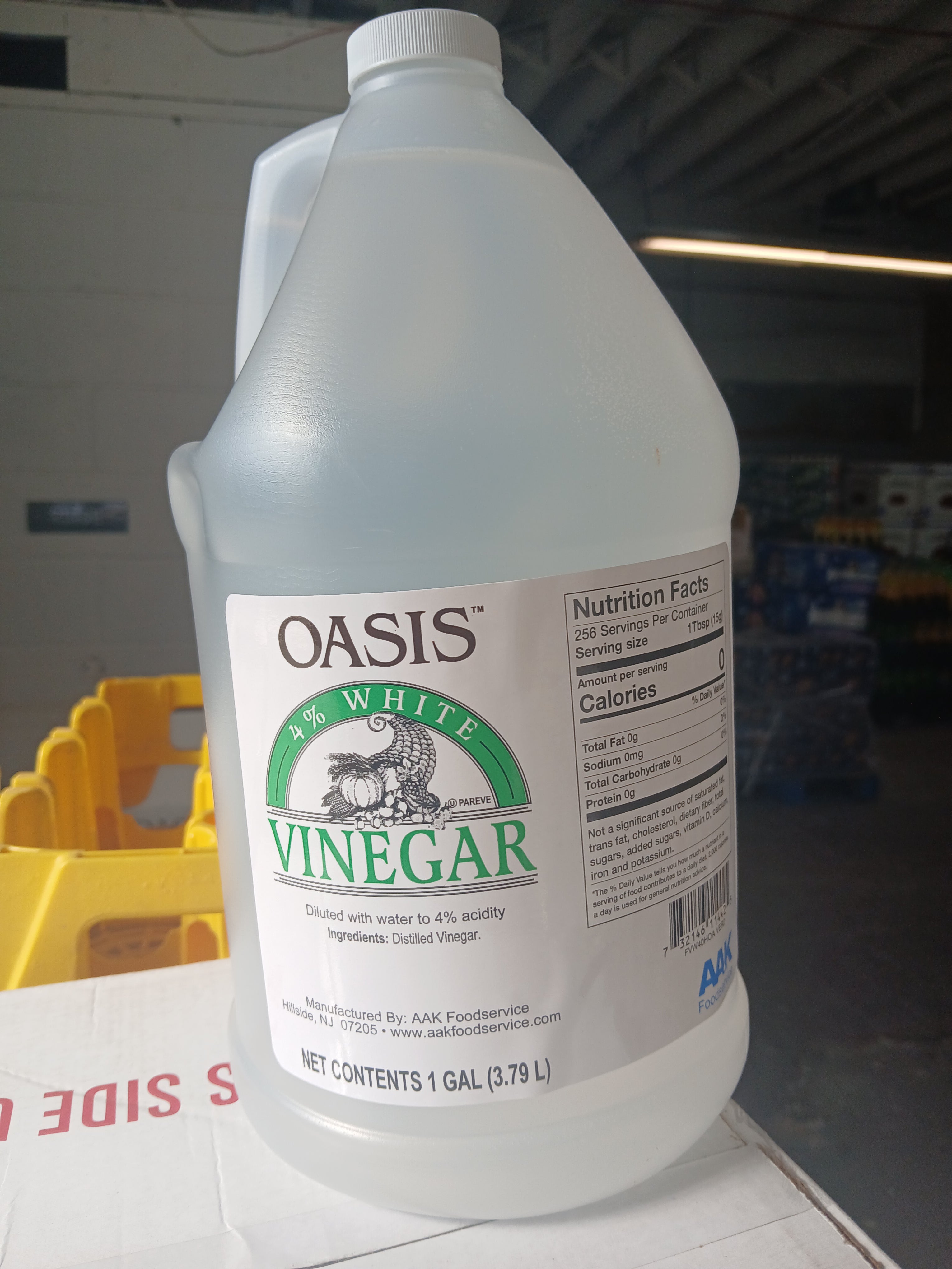 White Vinegar 4 x 1 Gallon Oasis