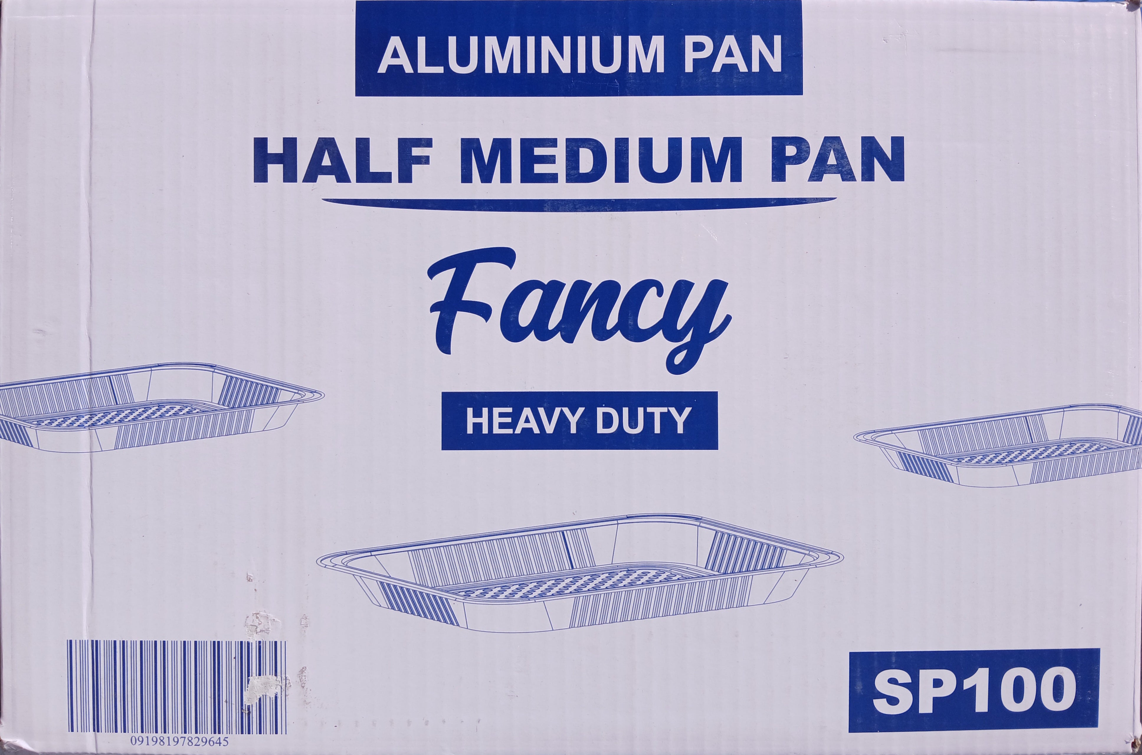 Half - Size Medium Depth Aluminum Pan