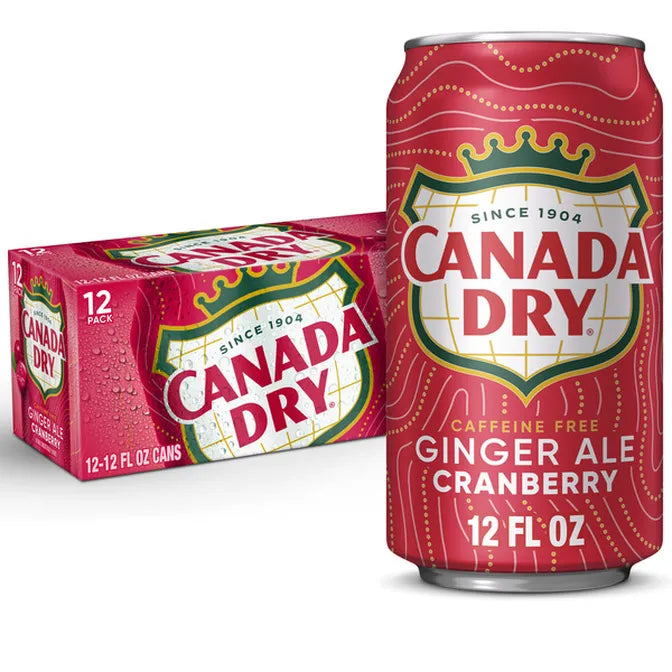 Canada dry cranberry 12pack can
