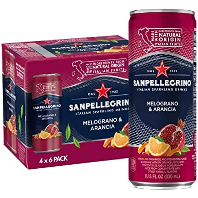 SanPellegrino Melograno (24 x 11.15 oz) Pomegranate - Orange