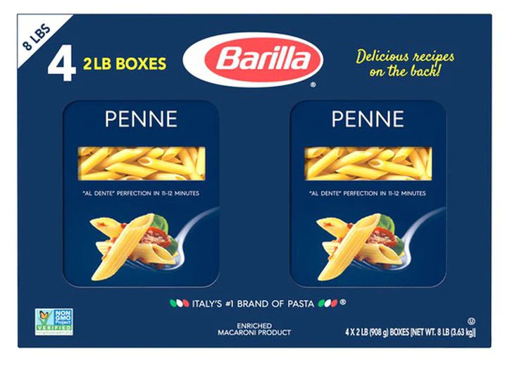 Barilla - penne 8 LB