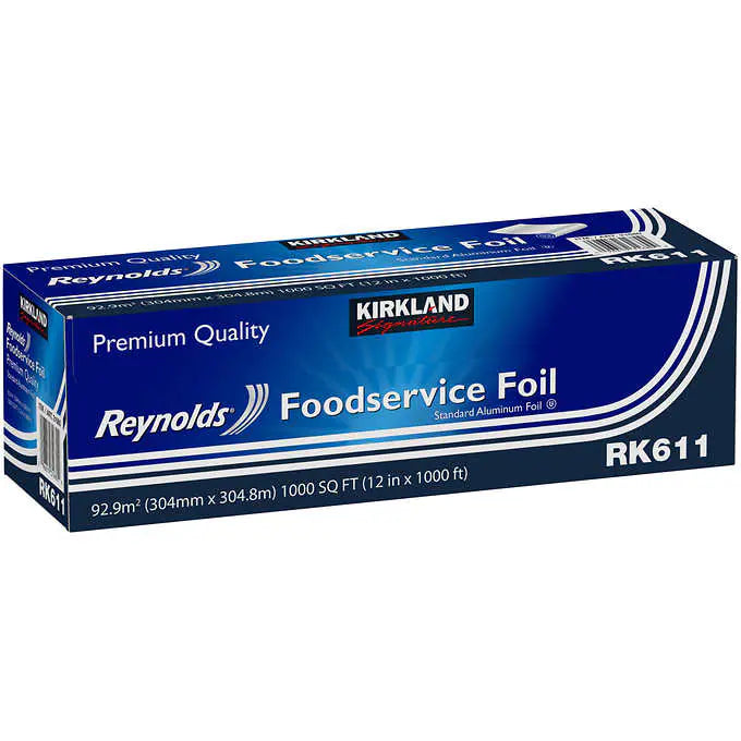 Aluminum Reynolds Food-Service Aluminum Foil; 12"(W) x 1000'(L)