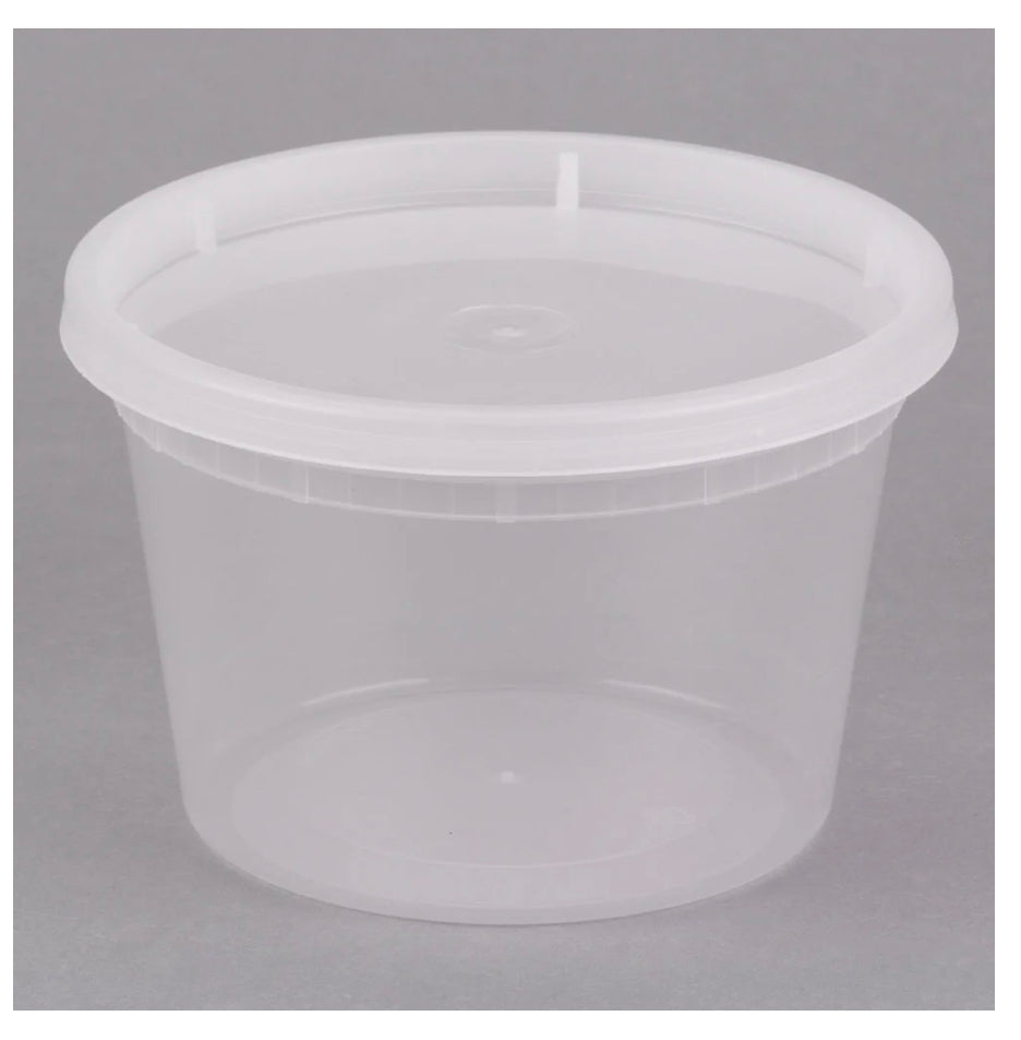 Container Deli Clear 8 oz Combo Soup