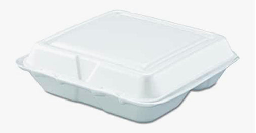 Foam hinge 901 lid containers