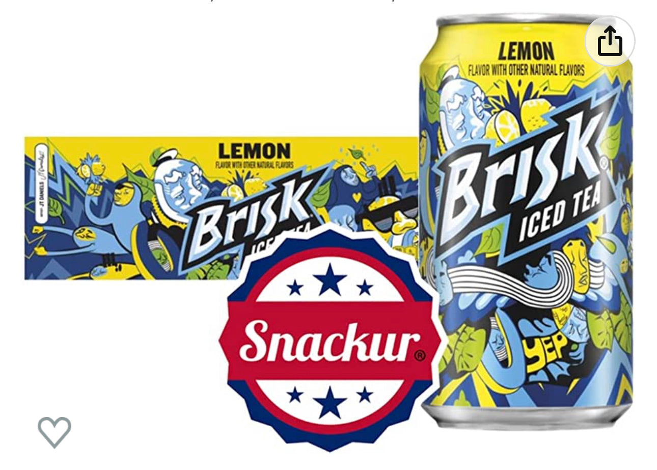 Cans Brisk Iced tea Lemon 1 x 12