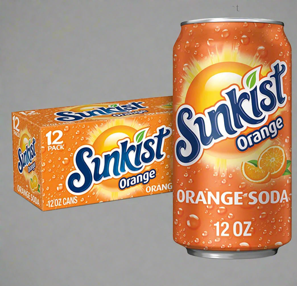 Cans Orange Sunkist 1 x 12