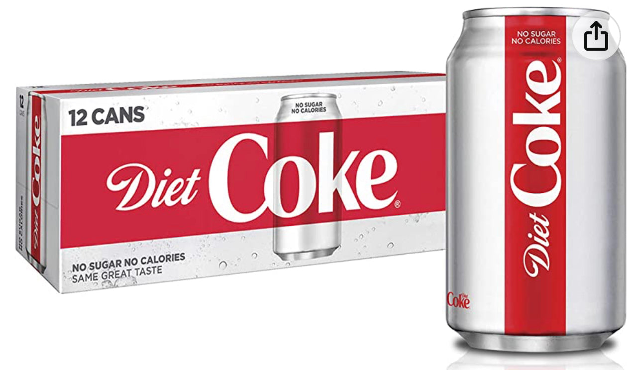 Cans Diet Coca 1 x 12