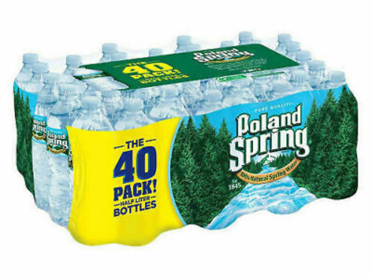 Water - Poland Spring 500ml (40 Pack)